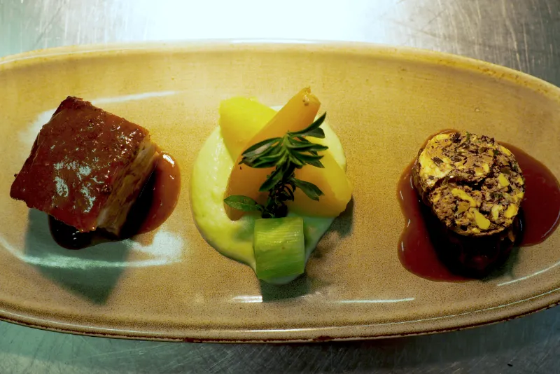 Menu gastronomique à Chateauneuf-sur-Charente près d'Angoulême.